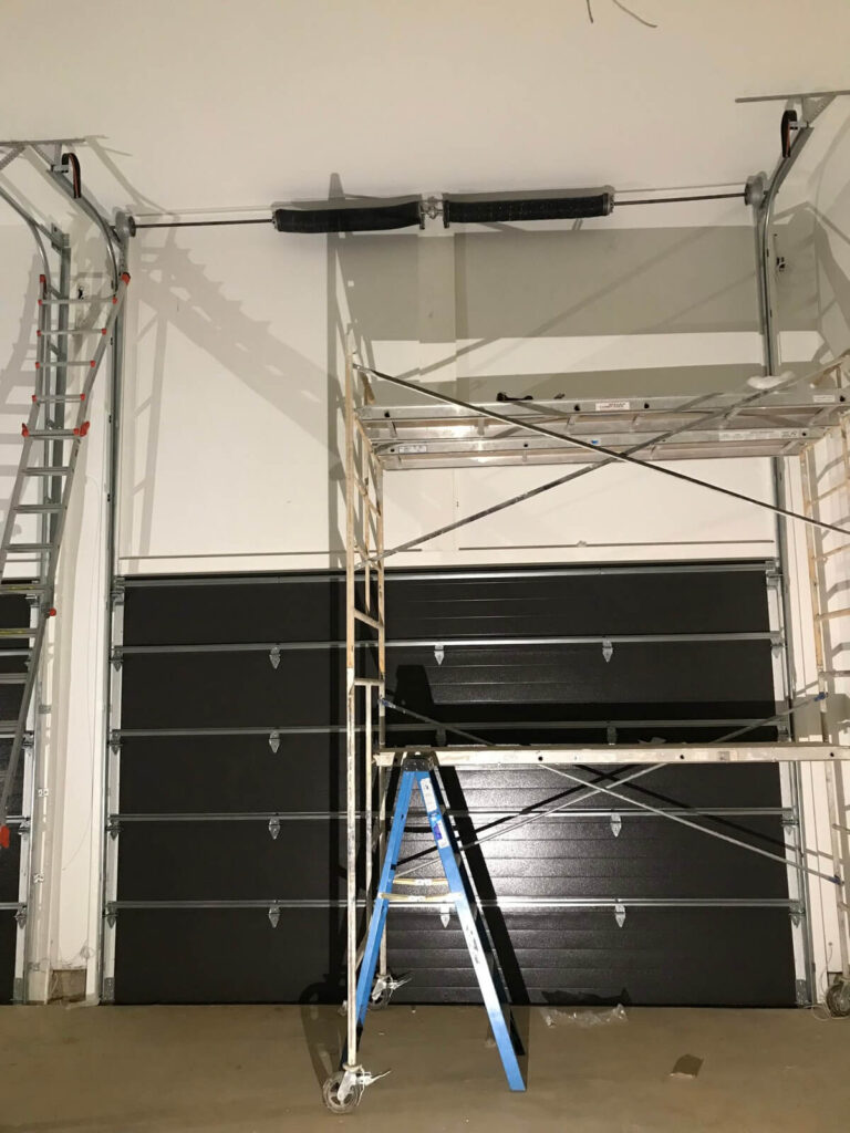 Garage door service work