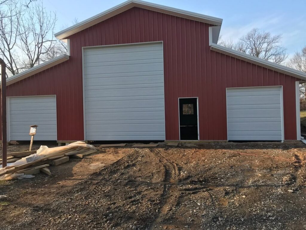 Garage door service work